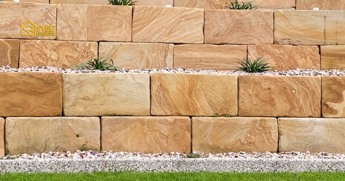 Warm Sandstone Blocks